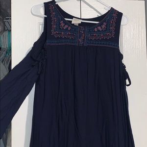 large knox rose cold shoulder dress